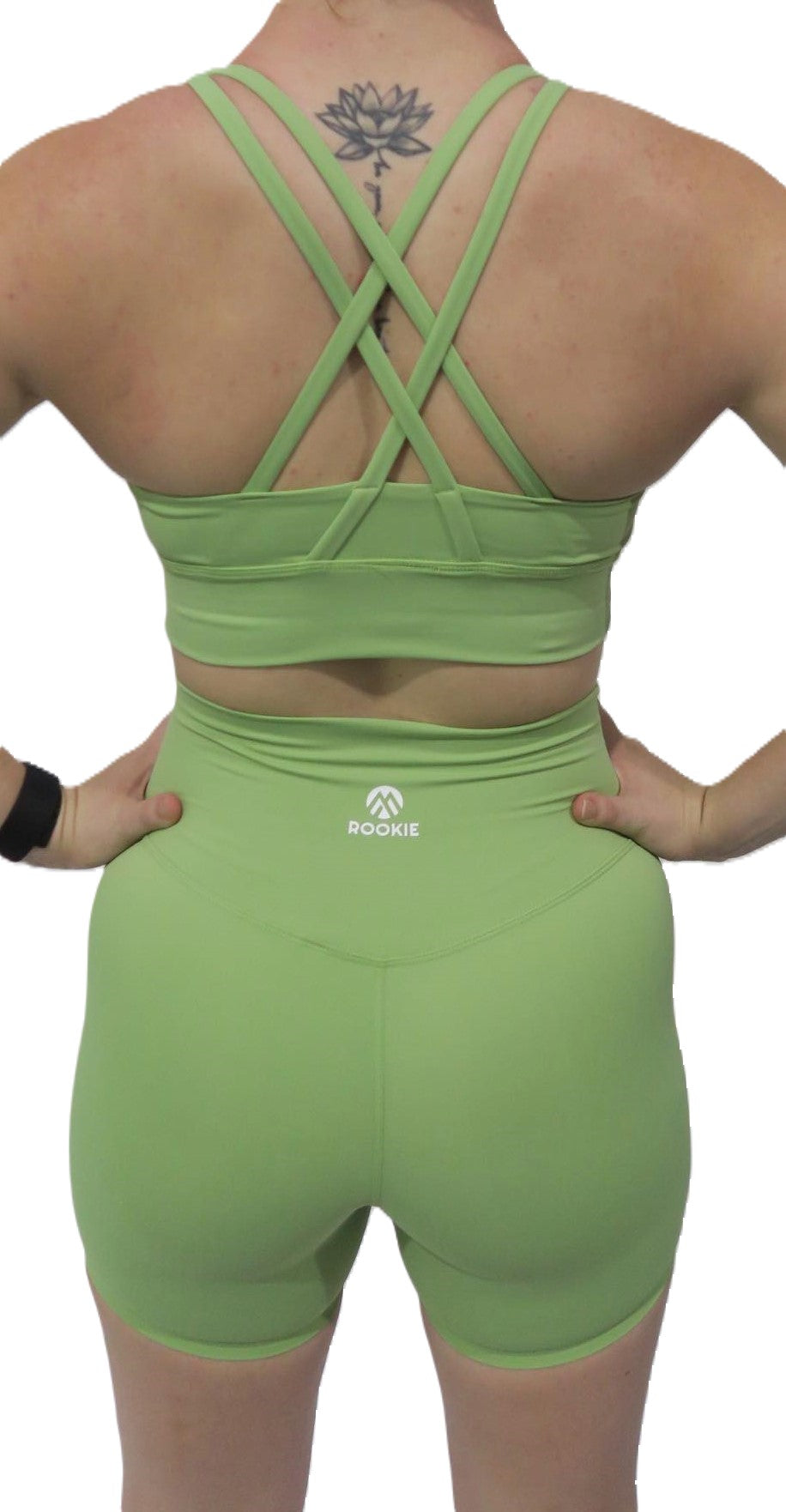 Aura- High Thigh Bike Pants - Green
