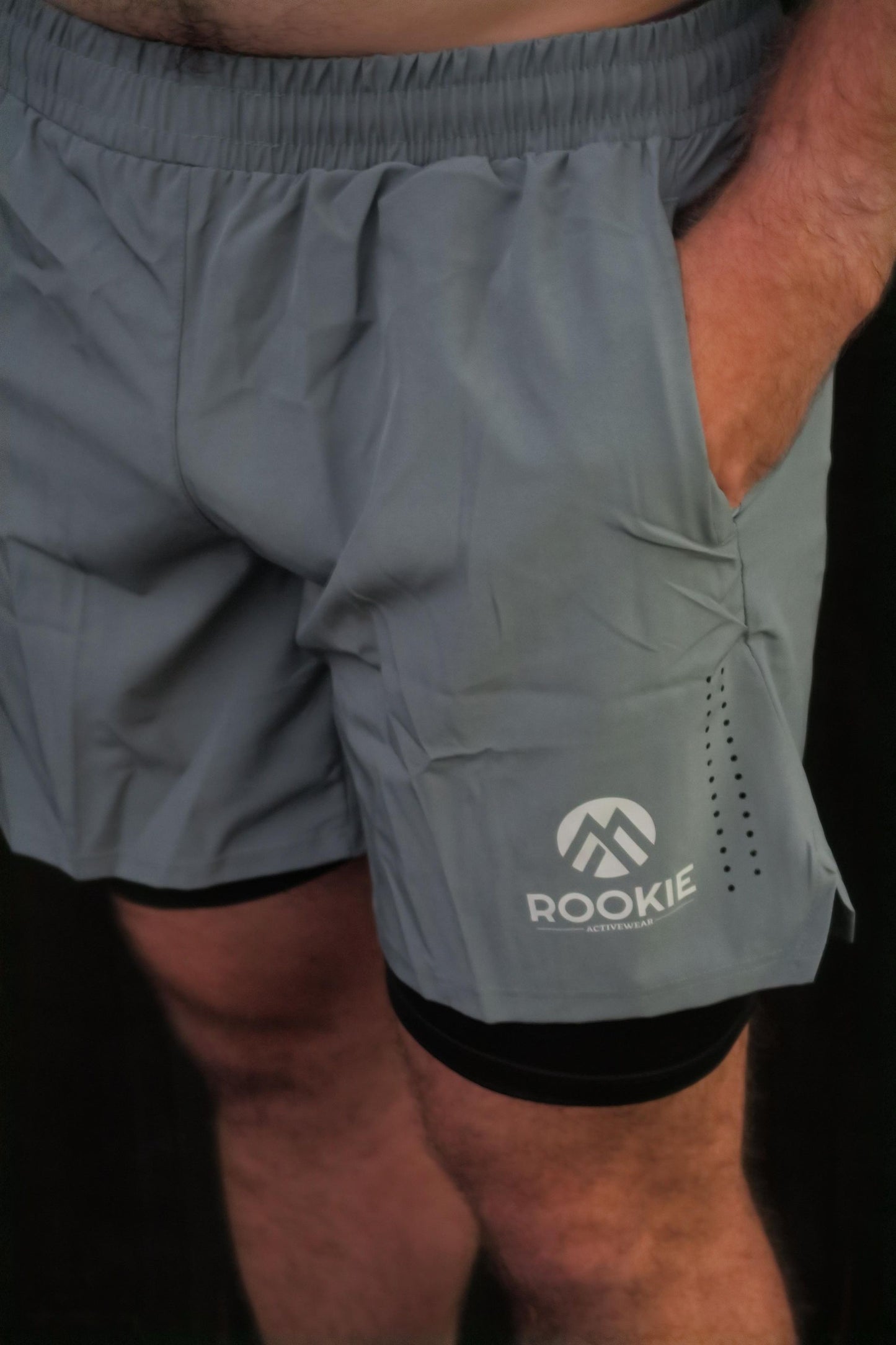 Men's 5 inch Training Shorts - Haze Green