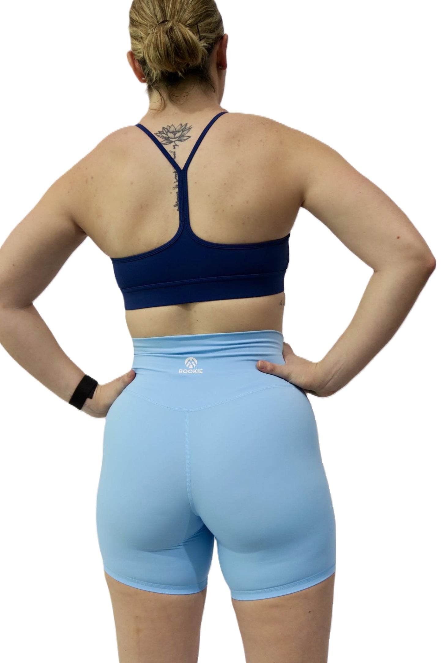 Aura- High Thigh Bike Pants - Blue